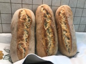 pane di semola con lievito madre