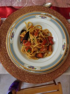 spaghetti cozze e vongole